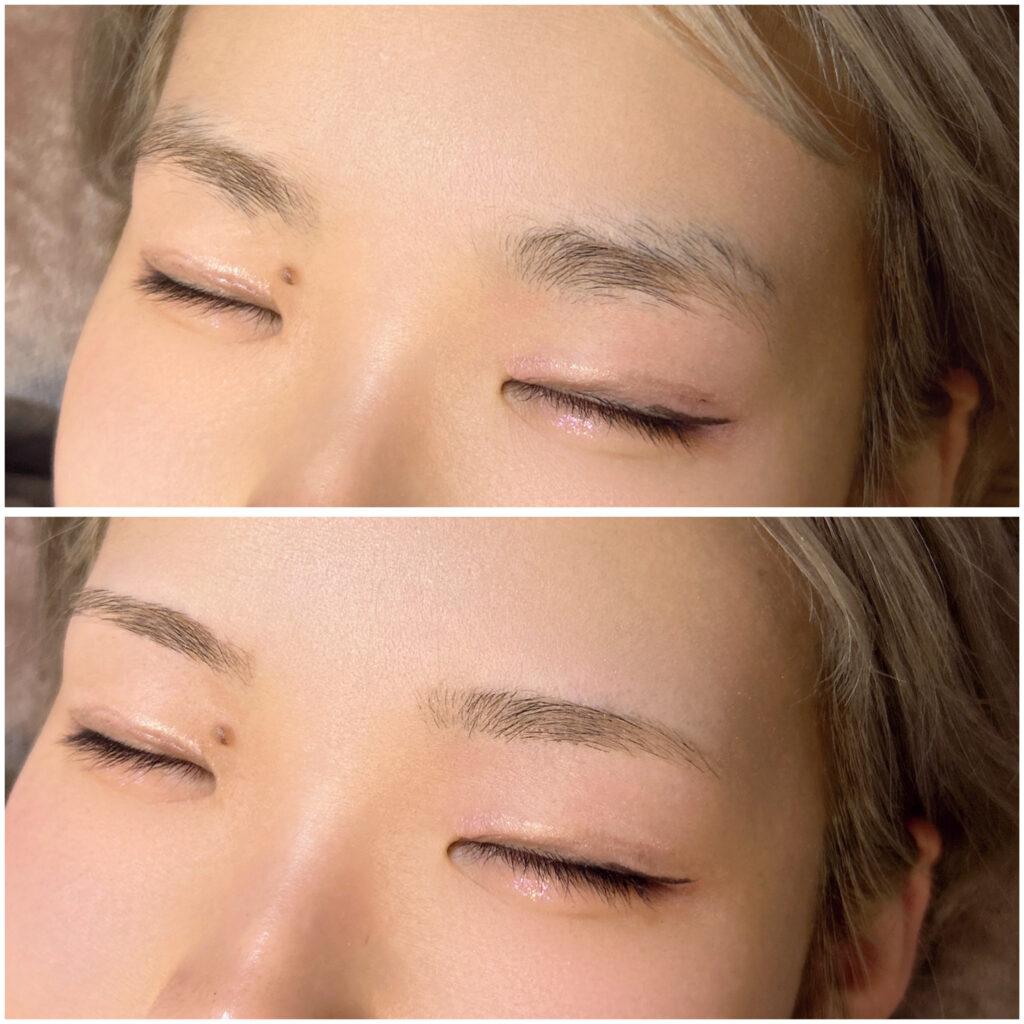 スッキリ平行眉