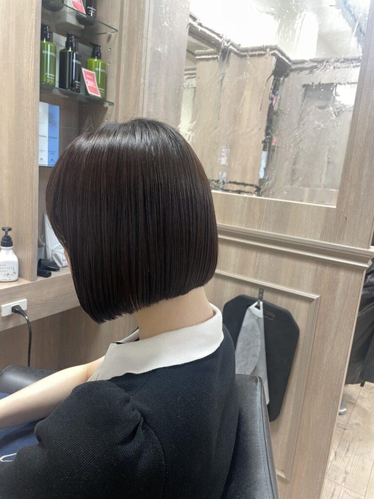 内巻きボブ