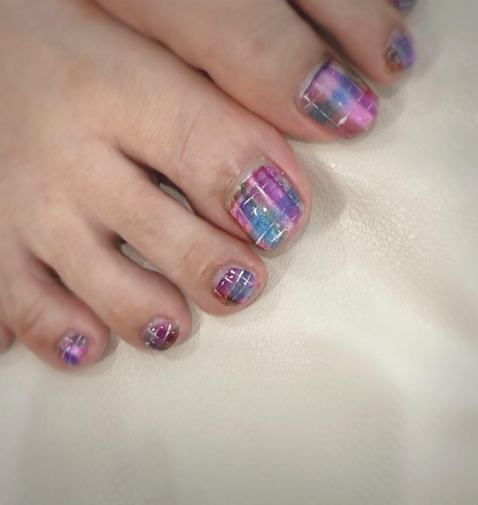 フット⭐︎チェック柄