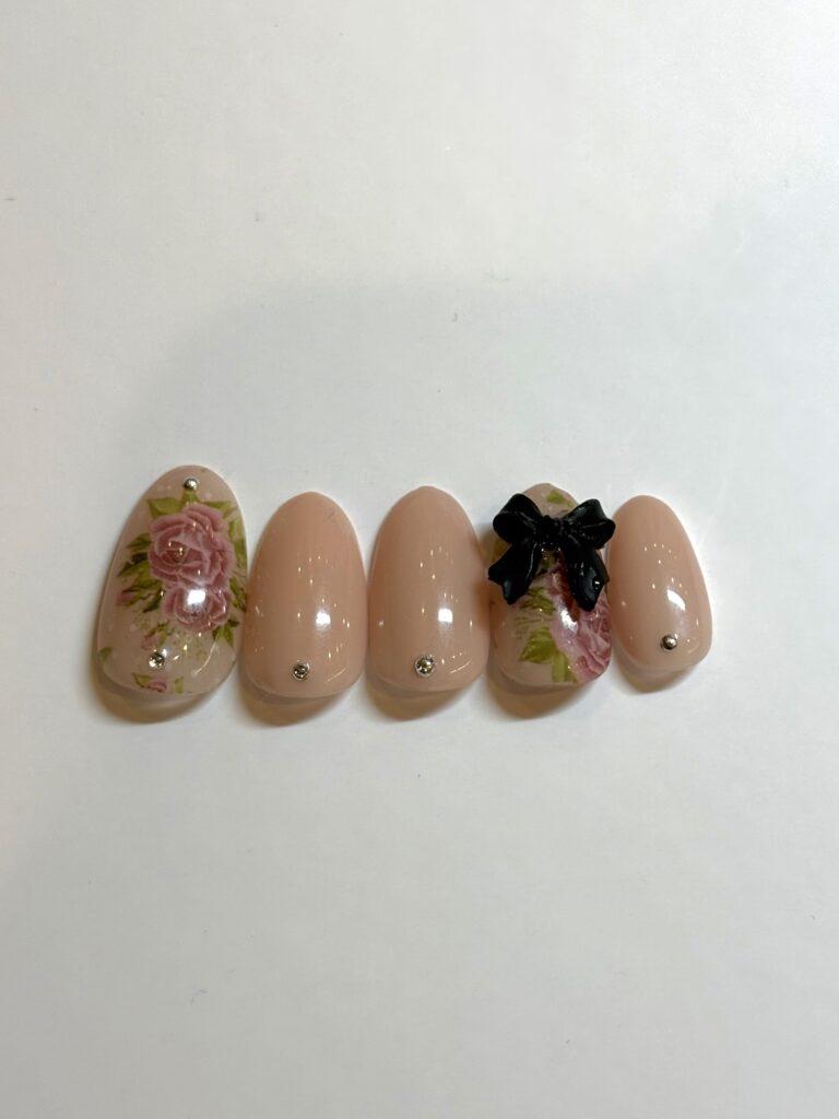 甘辛リボンネイル